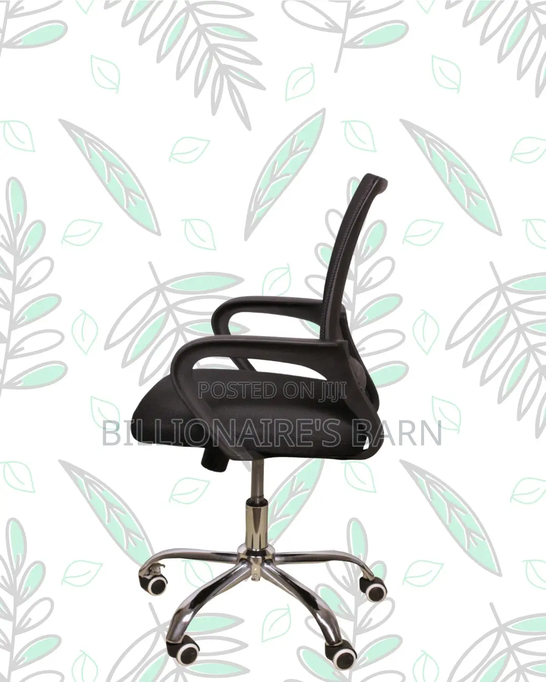 Adjustable Secretarial Mesh Office Chair | Mesh Backrest
