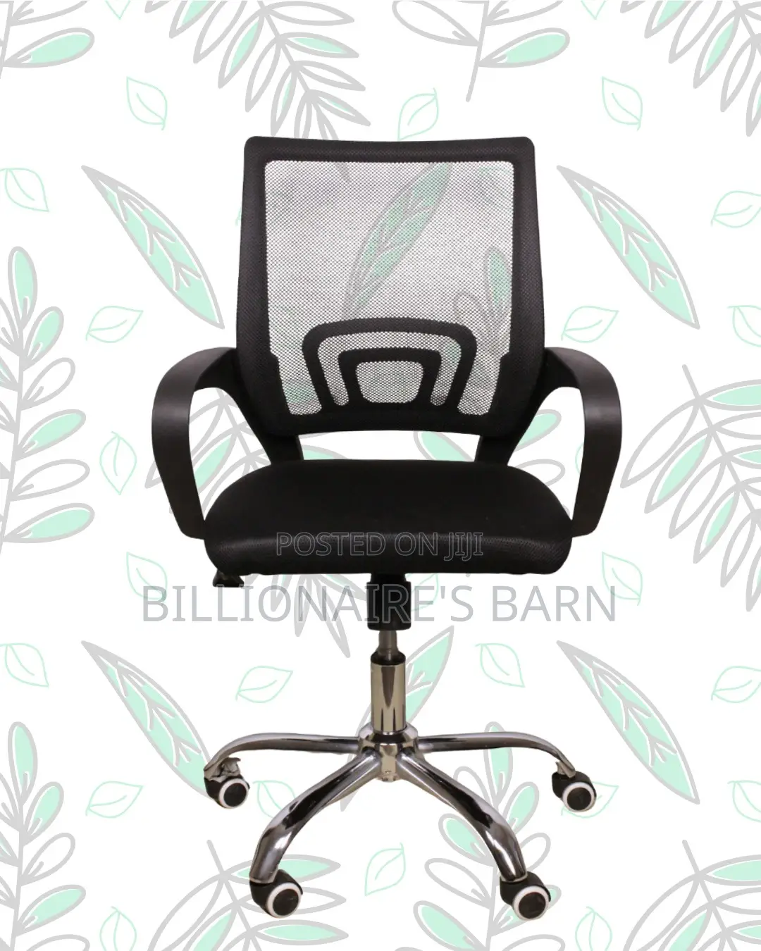 Adjustable Secretarial Mesh Office Chair | Mesh Backrest