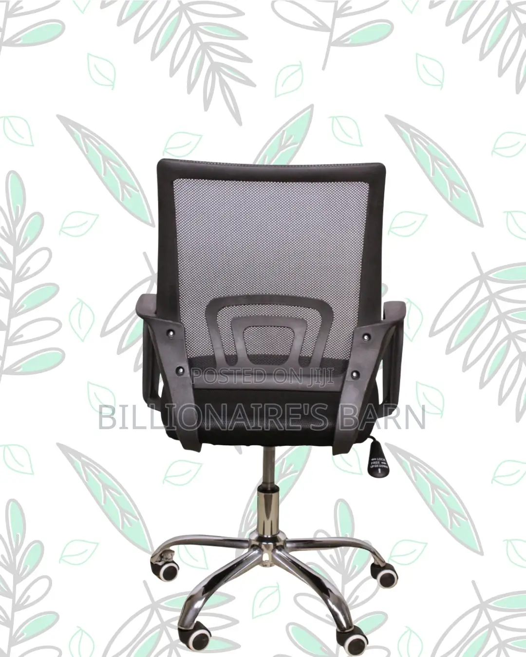 Adjustable Secretarial Mesh Office Chair | Mesh Backrest