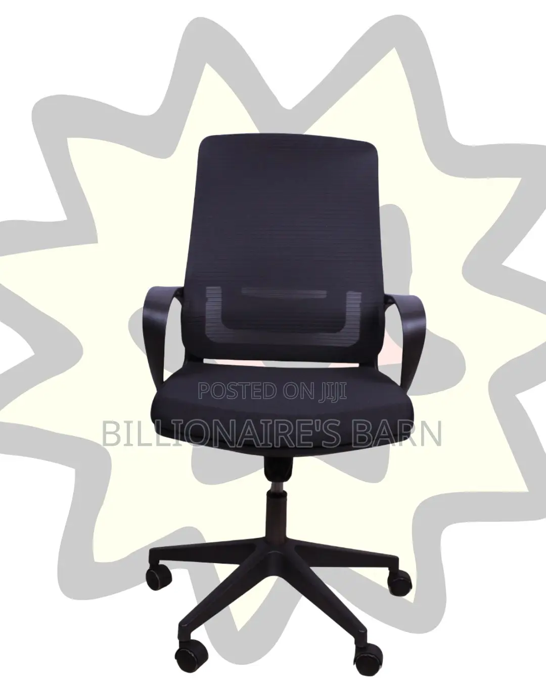 Black Ergonomic Mesh Office Chair (Modern) — Offer Valid This Week