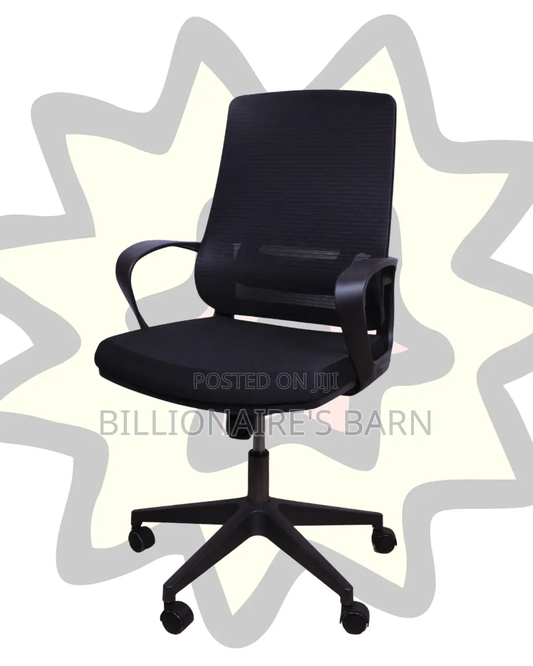 Black Ergonomic Mesh Office Chair (Modern) — Offer Valid This Week