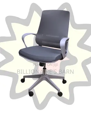 Adjustable Grey Ergonomic Mesh Office Chair | High-density Foam Seat