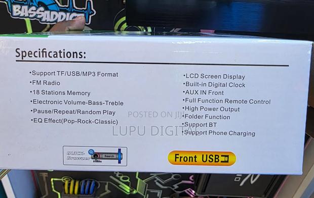 STV -5589 Bluetooth Car Mp3 Receiver - thumbnail 6