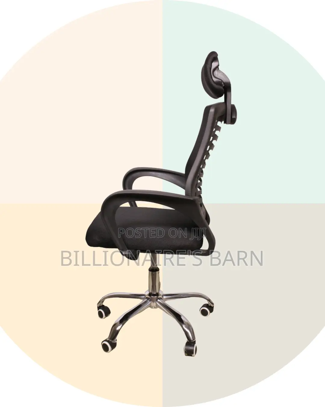 Secretarial Mesh Chair | Minimal Nylon Castors