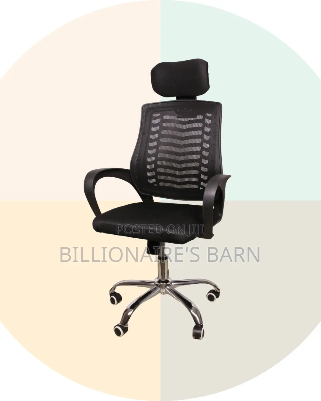 Secretarial Mesh Chair | Minimal Nylon Castors