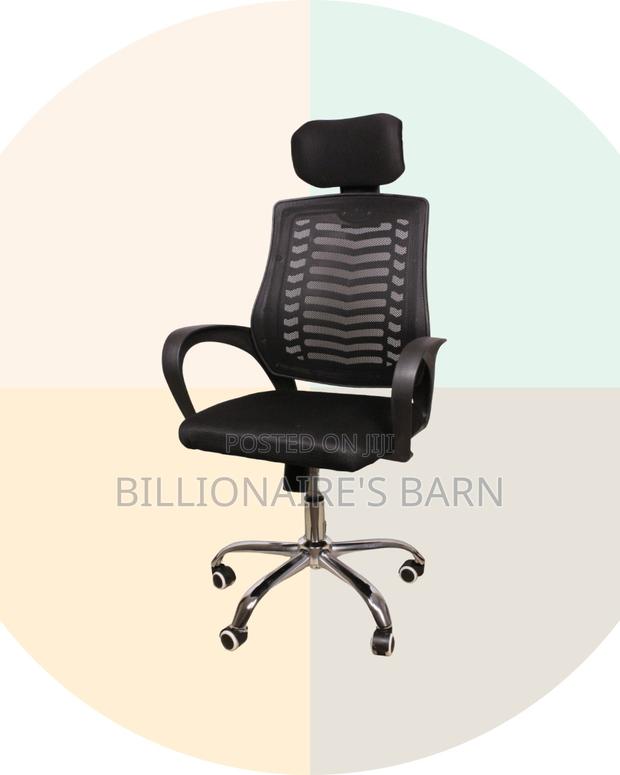 Secretarial Mesh Chair | Minimal Nylon Castors - thumbnail 2