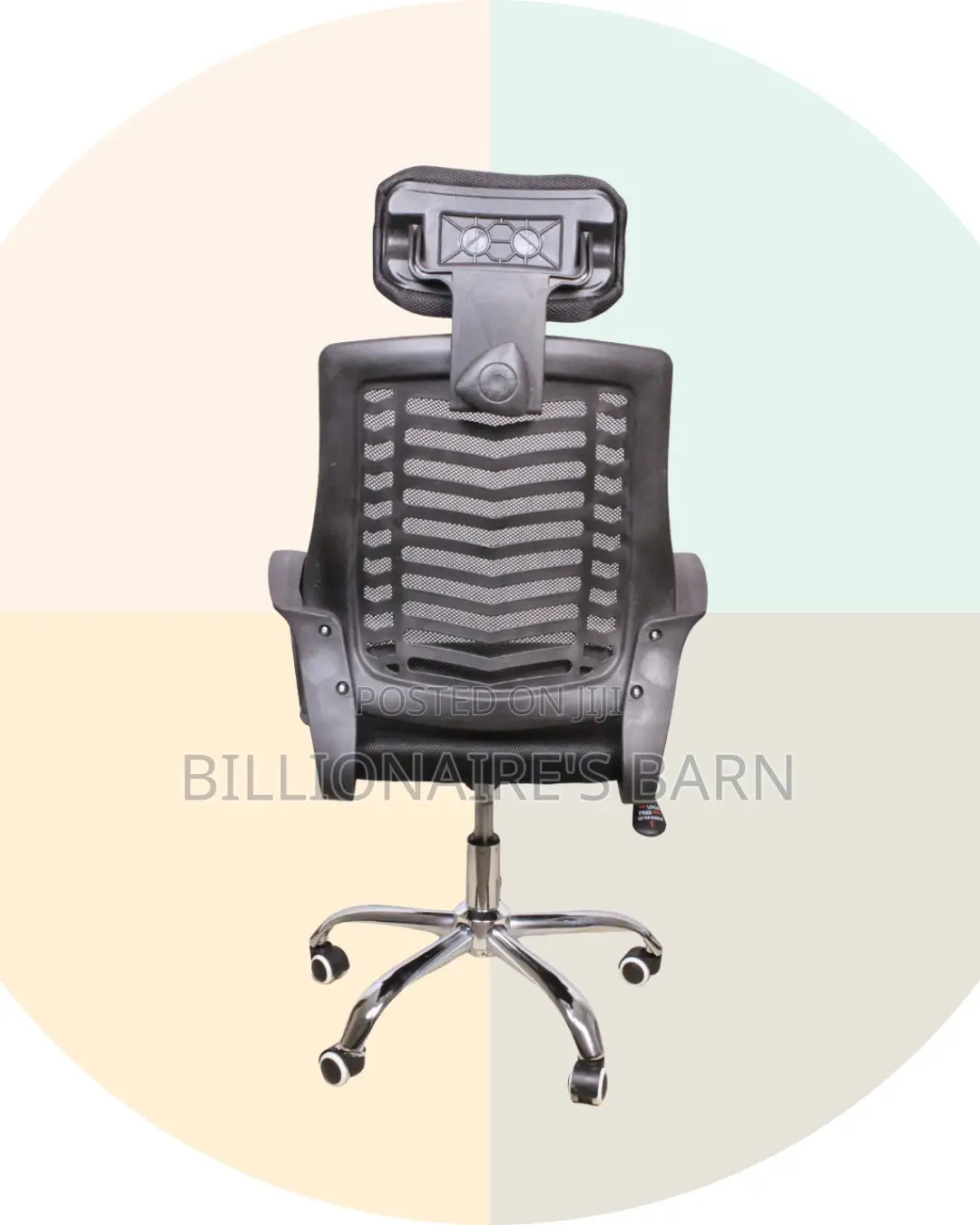 Secretarial Mesh Chair | Minimal Nylon Castors