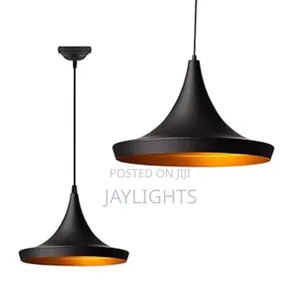 Kitchen Home Chandelier E27 Black Metal Shade Pendant Light