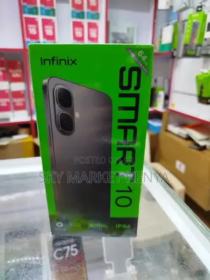 New Infinix Smart 10 128 GB Black