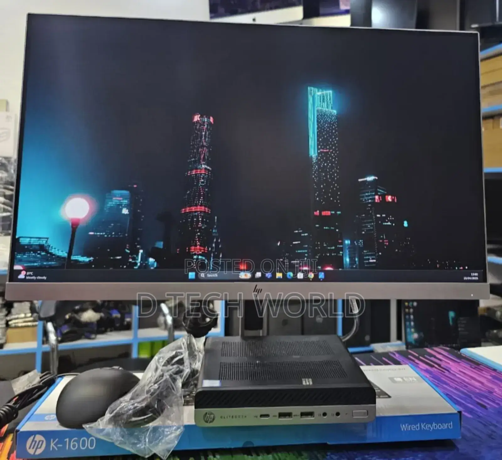 Desktop Computer HP EliteDesk 800 16GB Intel Core i5 SSD 256GB