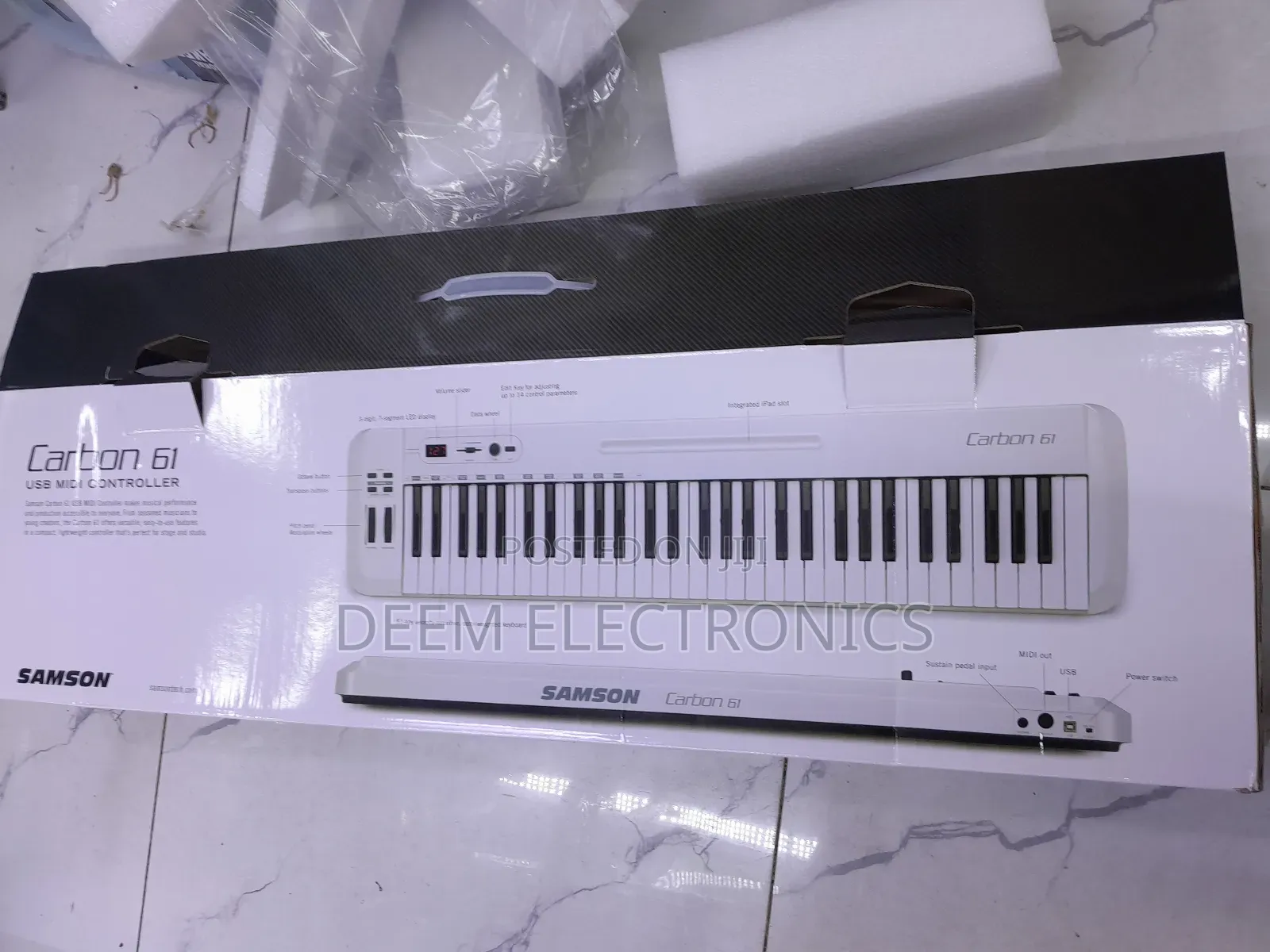 Carbon 61 Usb Midi Controller Keyboard