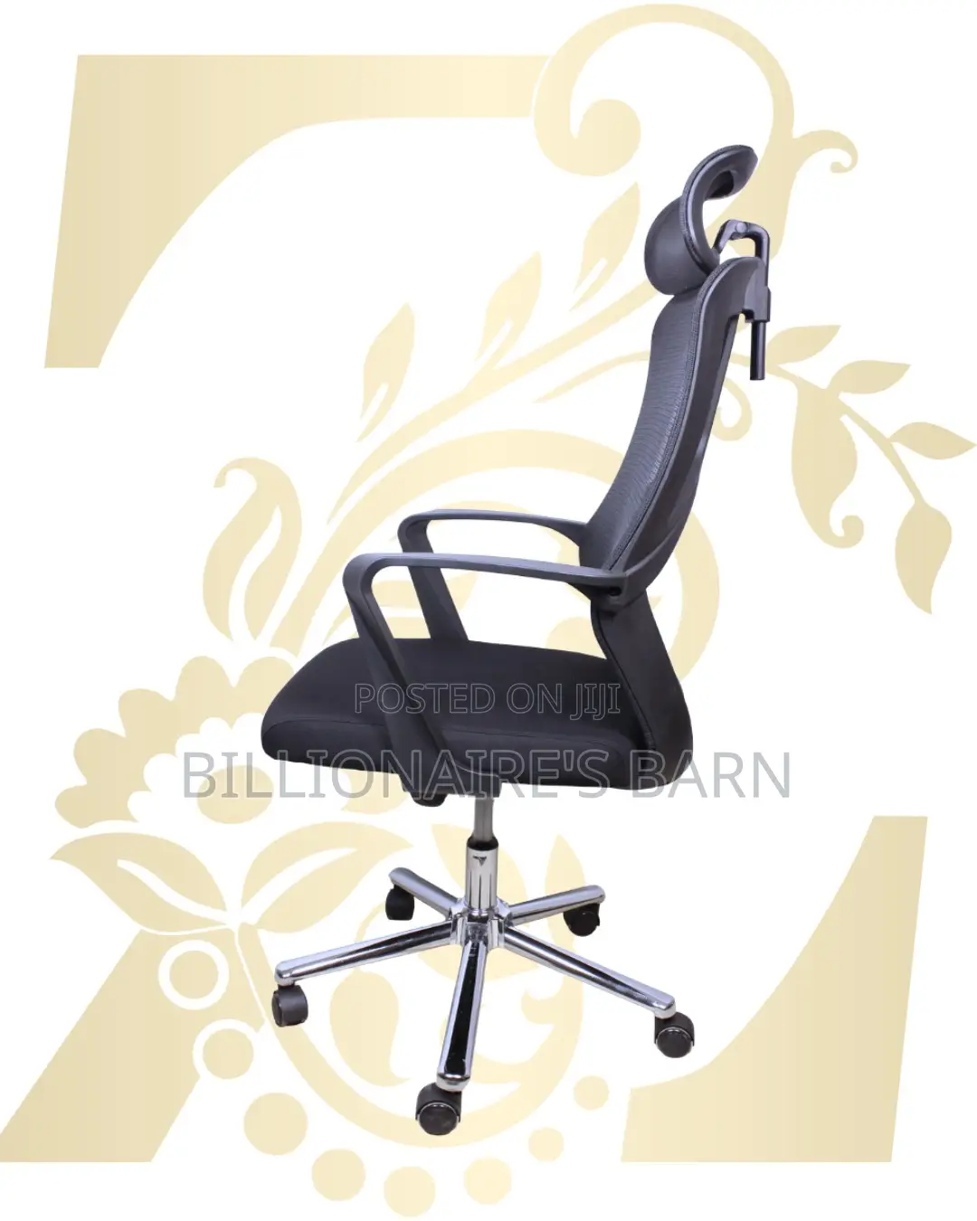 Stylish High Back Mesh Office Chair — Easy to Clean