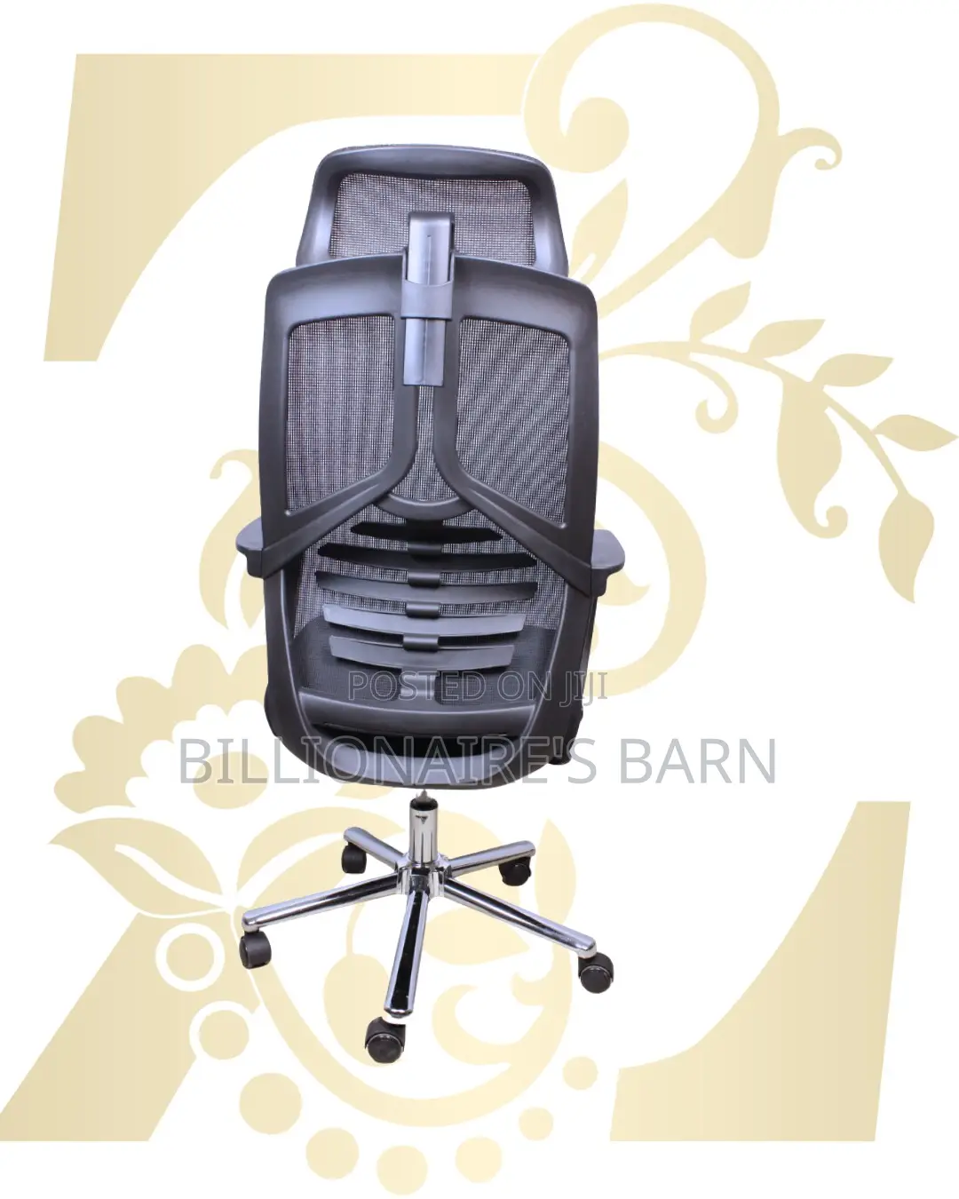 Stylish High Back Mesh Office Chair — Easy to Clean