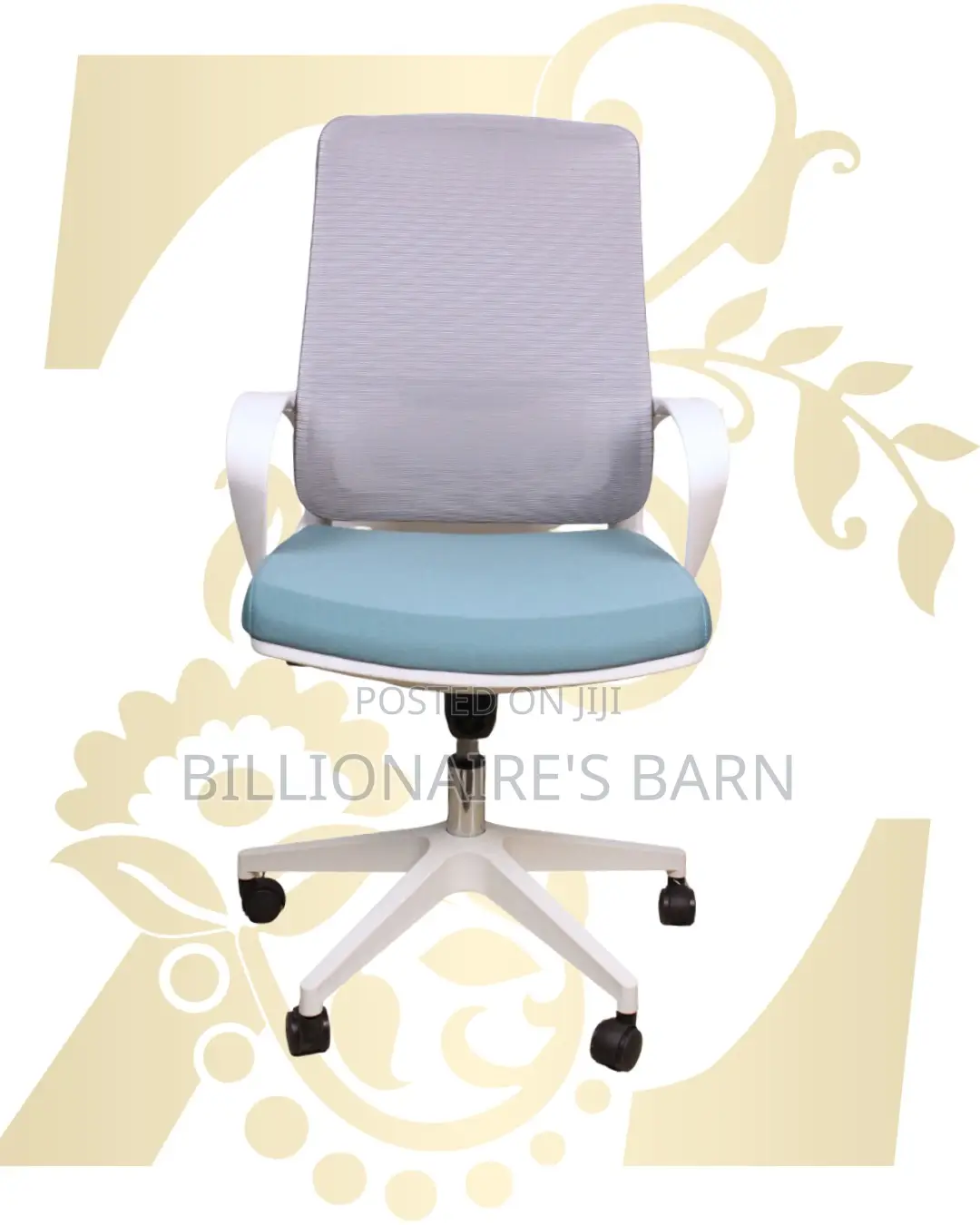 White Ergonomic Mesh Office Chair (Orthopedic) — Moving Fast