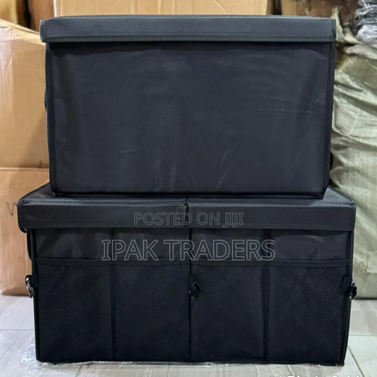 *Foldable Premium Car Trunk Boot Organizer With Lid