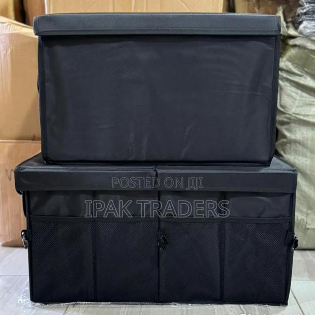 *Foldable Premium Car Trunk Boot Organizer With Lid