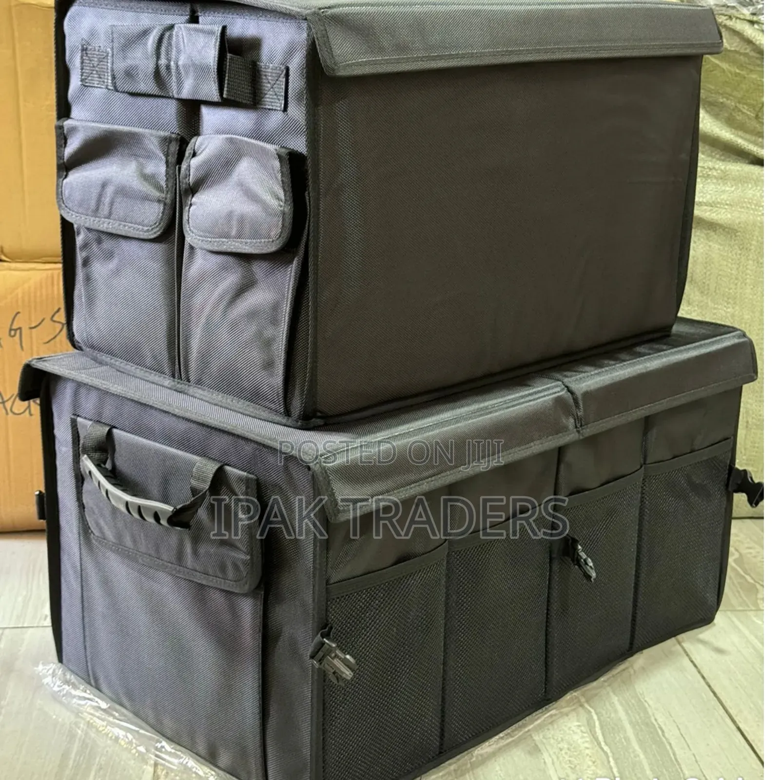 *Foldable Premium Car Trunk Boot Organizer With Lid *60cm