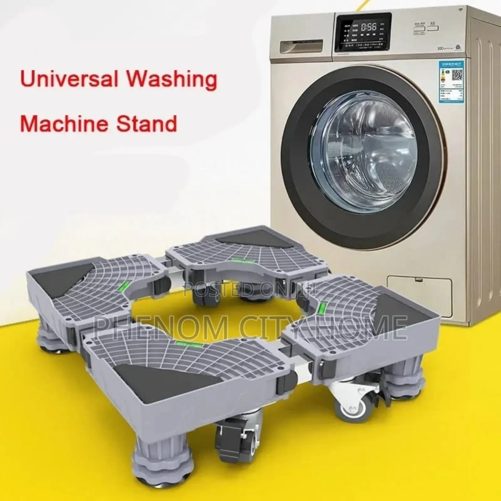 Heavy Duty Adjustable Washing Machine/Fridge Stand