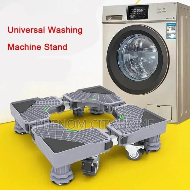 Heavy Duty Adjustable Washing Machine/Fridge Stand - thumbnail 2