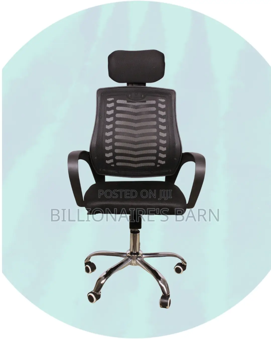 Secretarial Mesh Chair | Comfy Nylon Castors