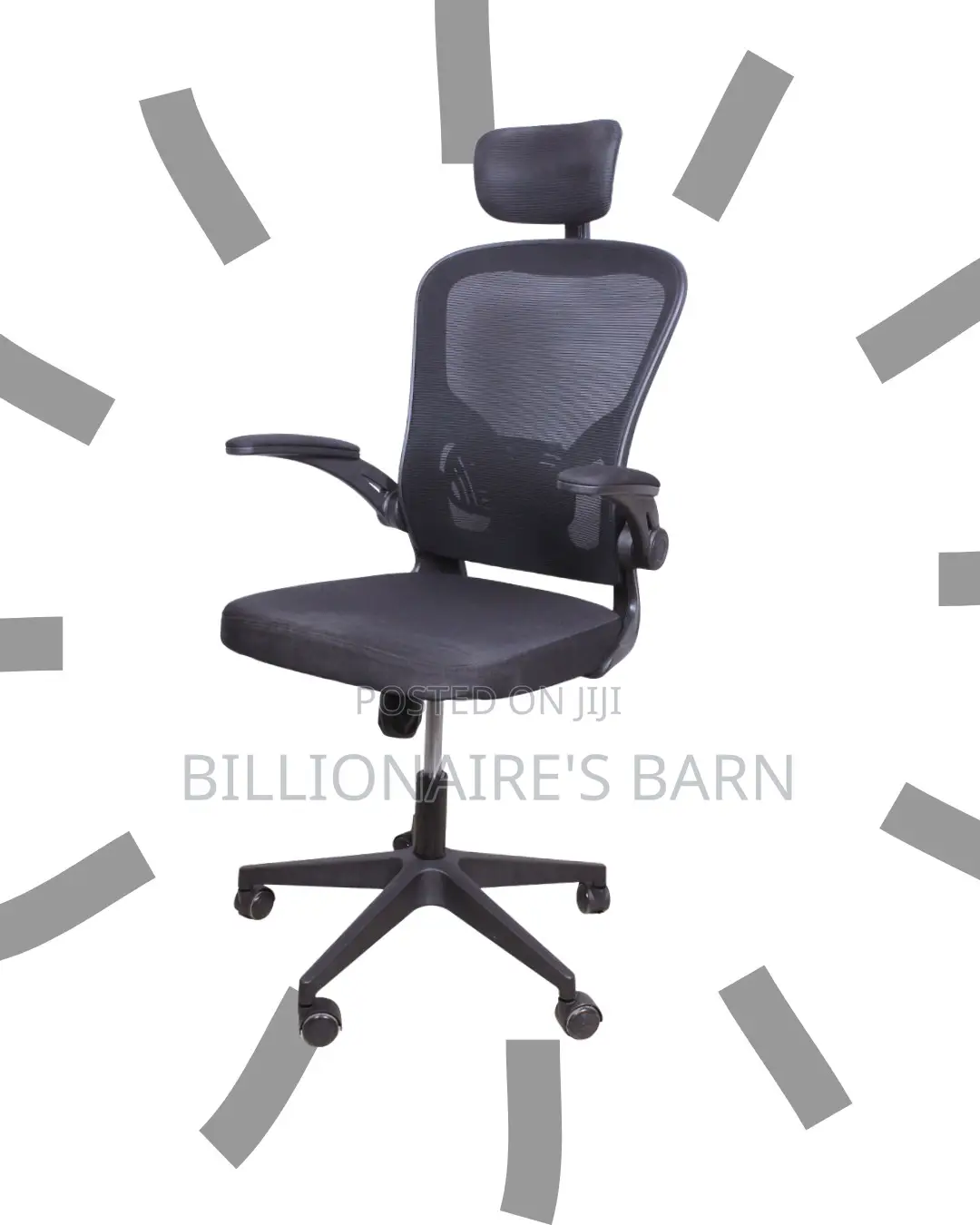 Grey Ergonomic Office Chair | Comfy Scratch-Resistant Finish