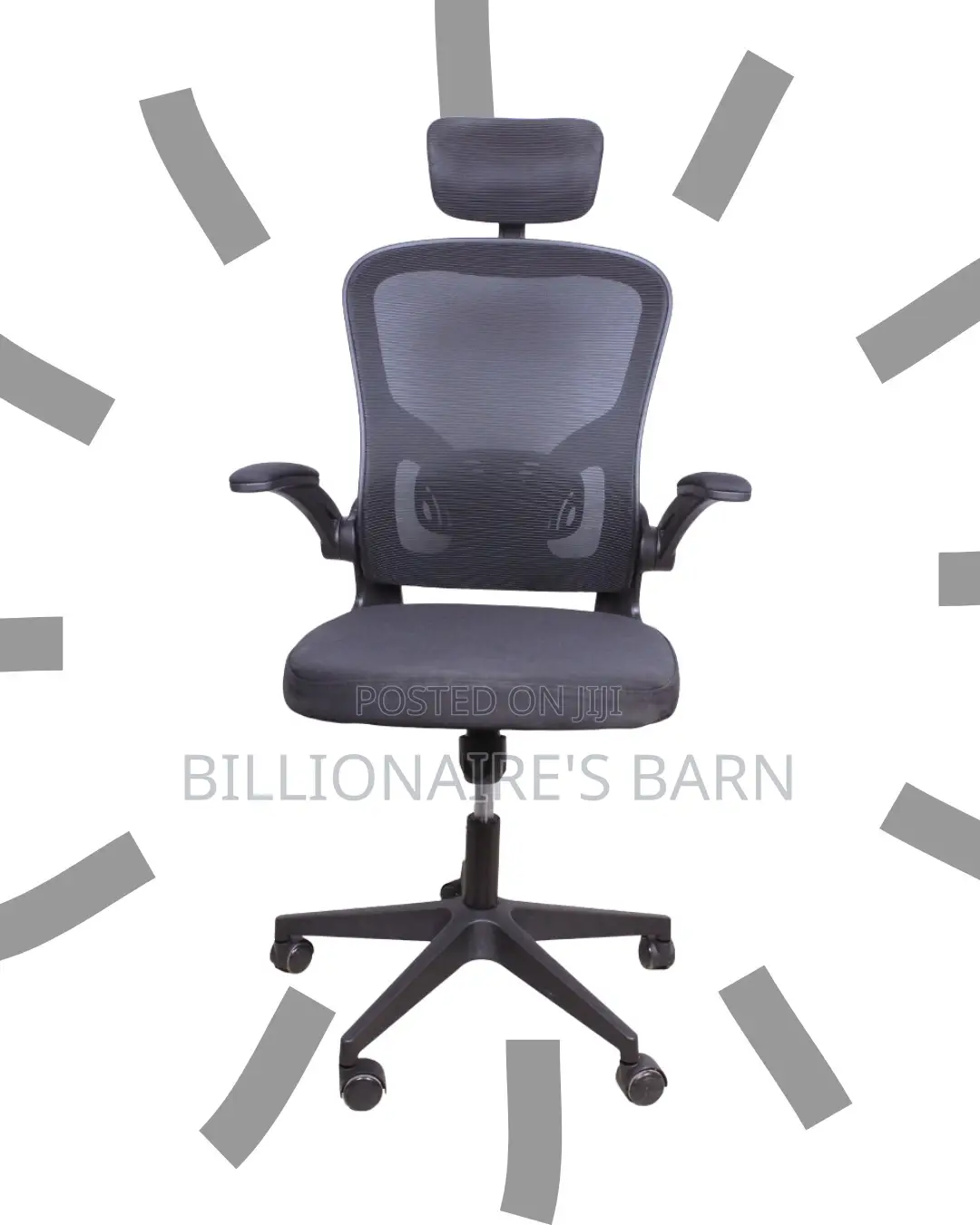 Grey Ergonomic Office Chair | Comfy Scratch-Resistant Finish
