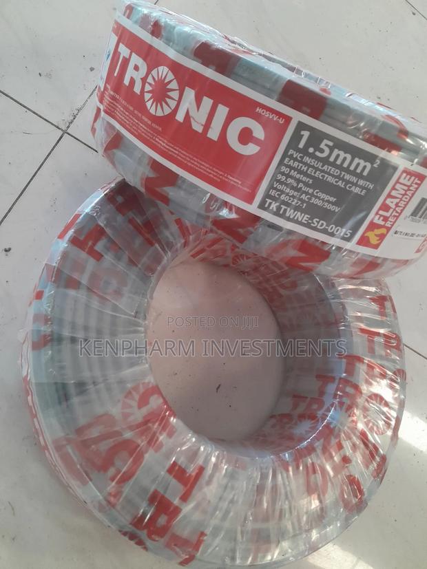 1.5mm Twin With Earth Cable Tronic Brand