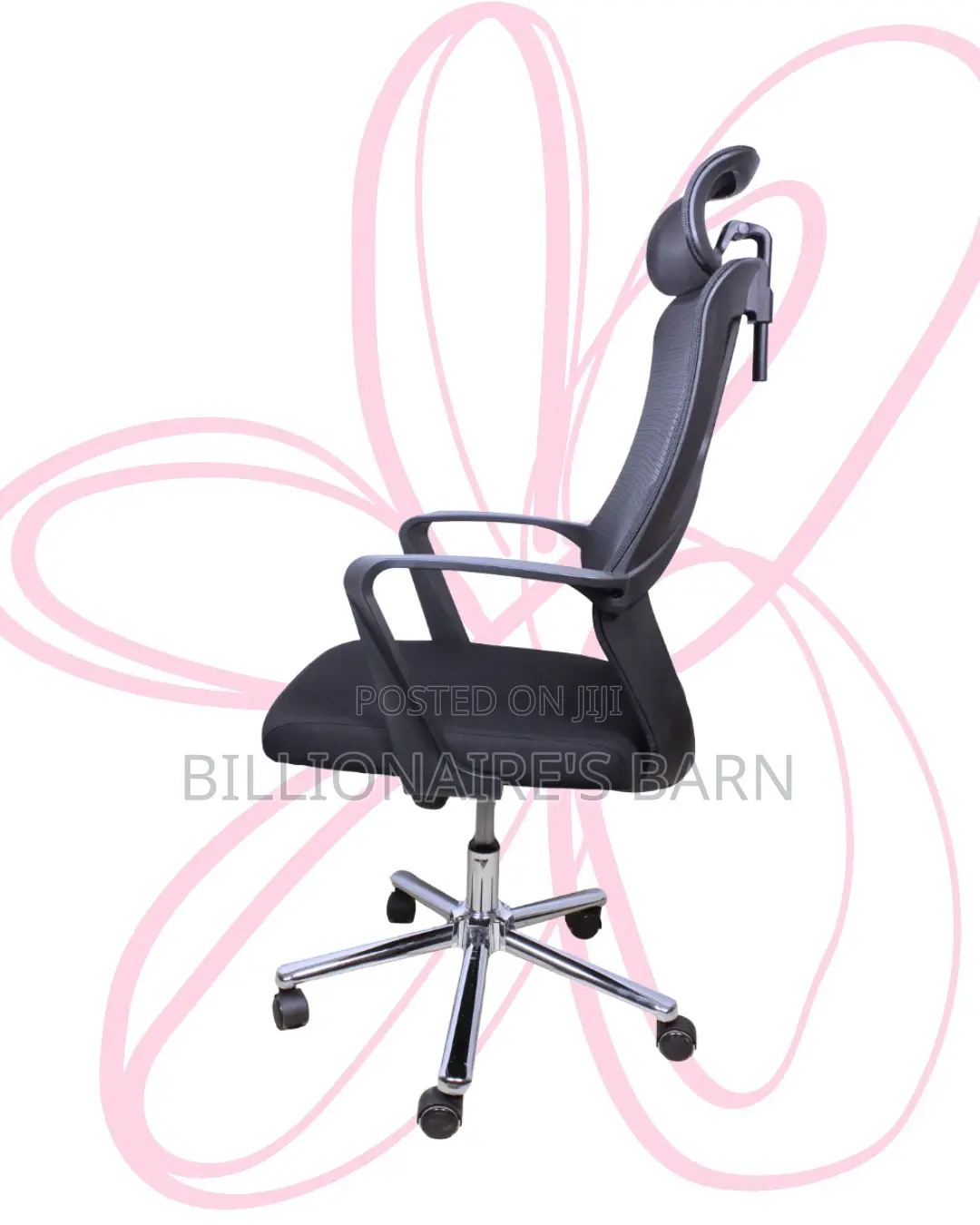 Comfy High Back Mesh Office Chair — Great for Study or Work