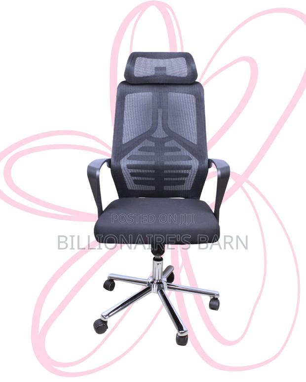 Comfy High Back Mesh Office Chair — Great for Study or Work - thumbnail 2