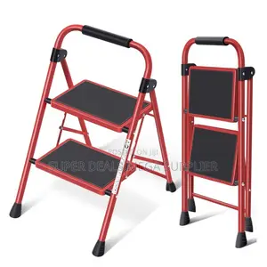 Foldable Kitchen Step Ladder | 2 Step, Wide Pedal, Portable Design