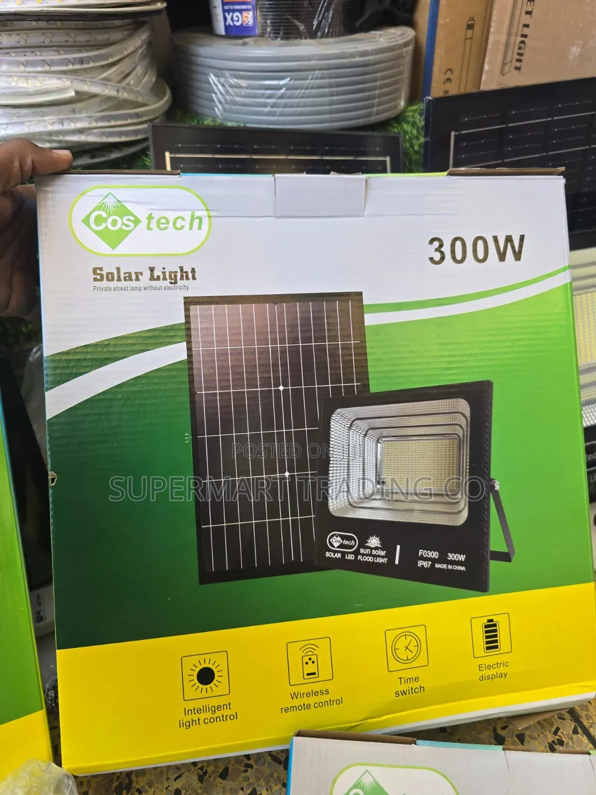 Solar Floodlight With Camera