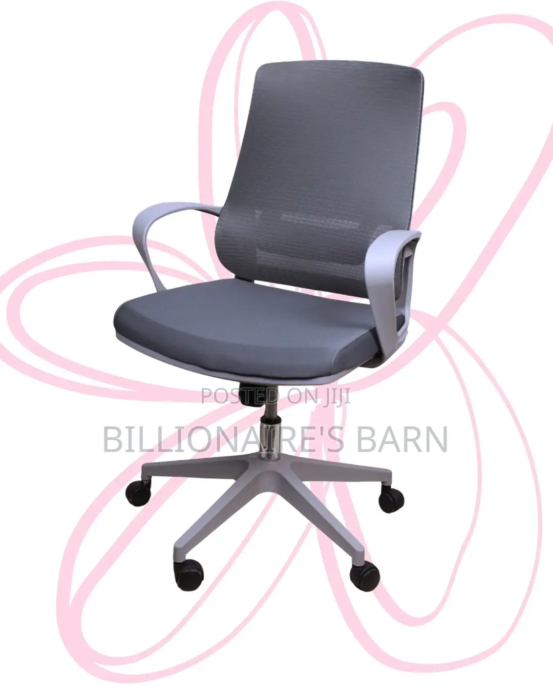 Grey Ergonomic Mesh Office Chair (Sleek) — Only a Few Left