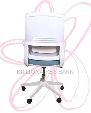 Orthopedic White Ergonomic Mesh Office Chair | High-density Foam Seat