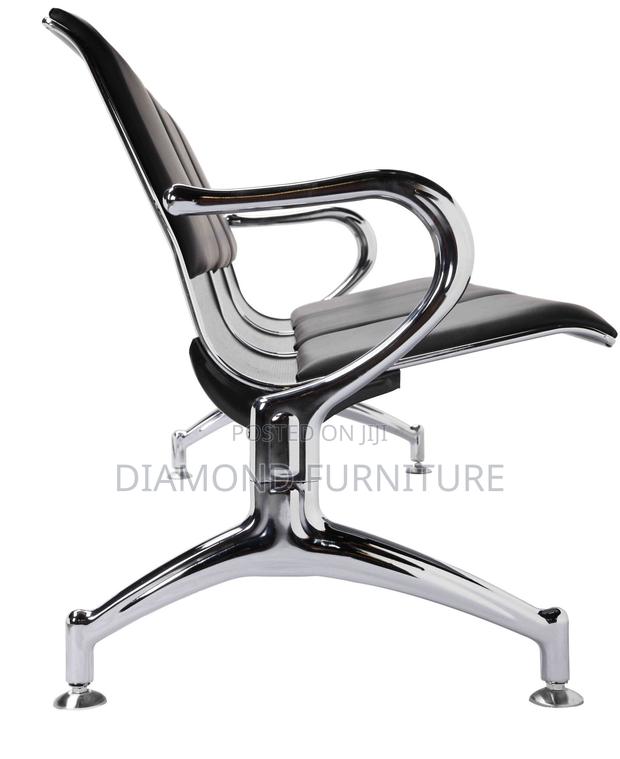 4-Link Heavy Duty Padded Office Waiting Bench Seat - thumbnail 6