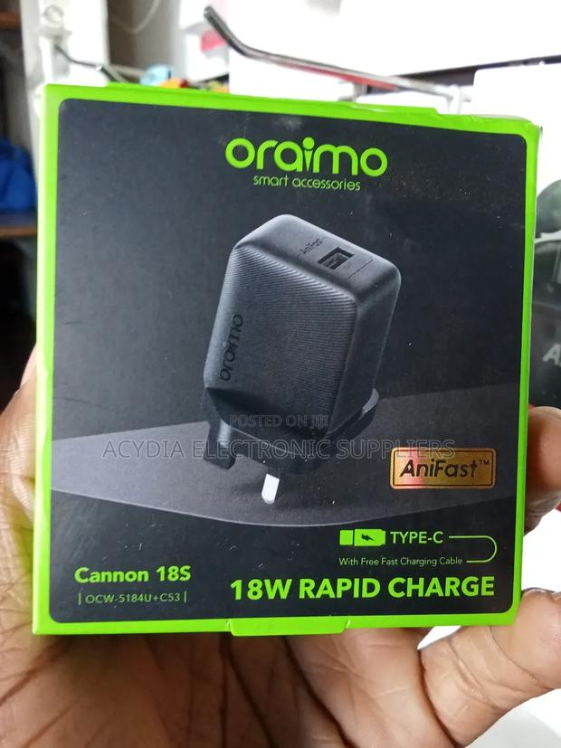 Oraimo 18 Watts Rapid Charge Cannon 18s