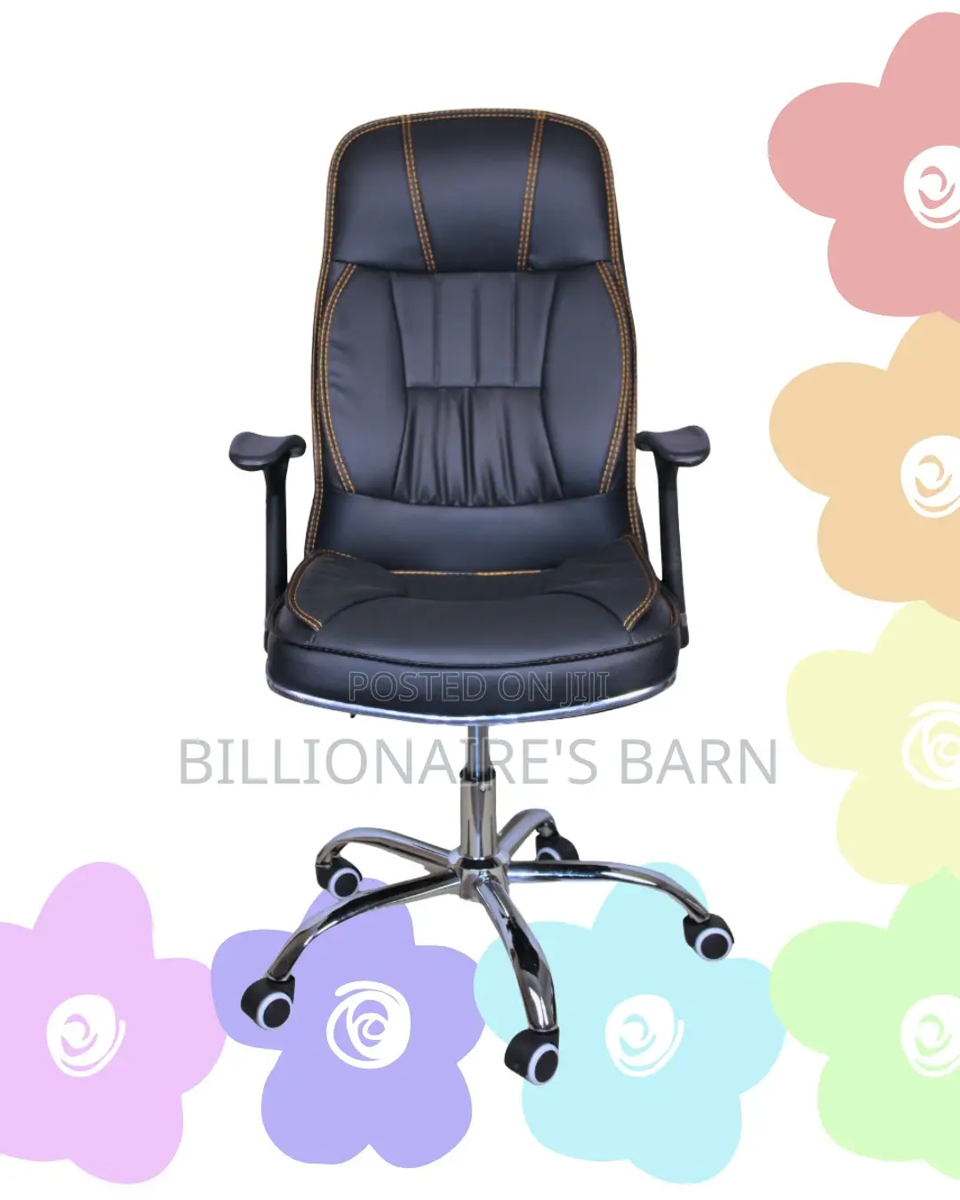 Executive Leather Office Chair (Supportive) — Price Drop Today