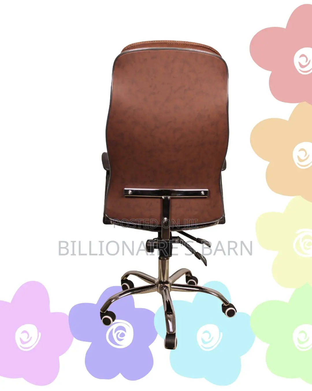 Adjustable Ergonomic Executive Leather Chair | Headrest Support