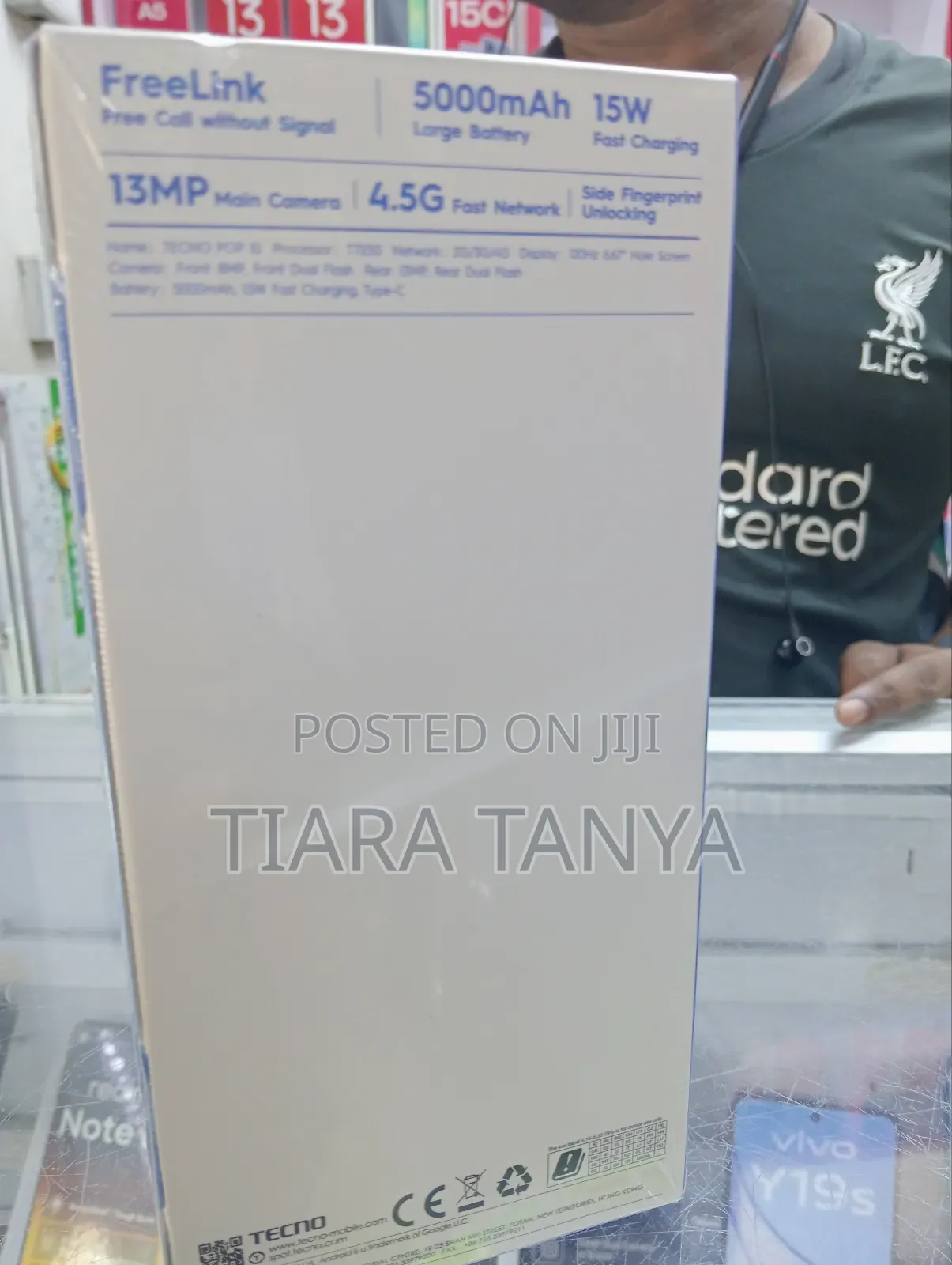 New Tecno Pop 10 64 GB Black
