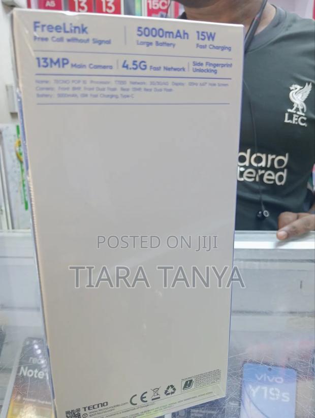 New Tecno Pop 10 64 GB Black - thumbnail 2