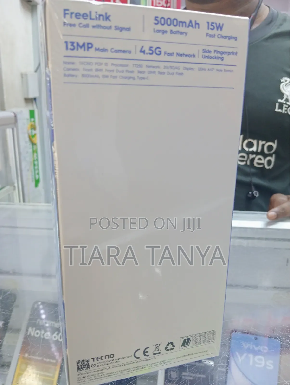 New Tecno Pop 10 64 GB Black
