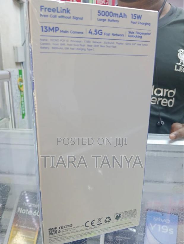 New Tecno Pop 10 64 GB Black - thumbnail 3