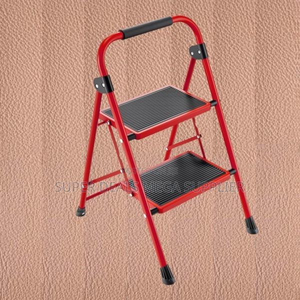 Portable Folding Step Ladder | 2 Step, Anti-Slip Pedal, Space Saver
