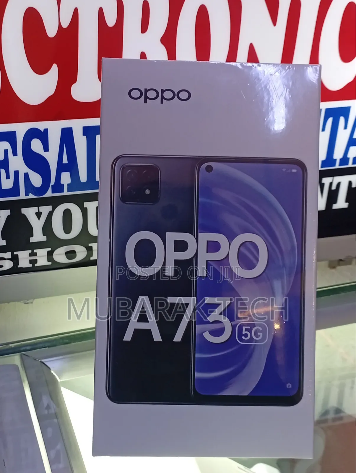New Oppo A73 5G 256 GB Purple