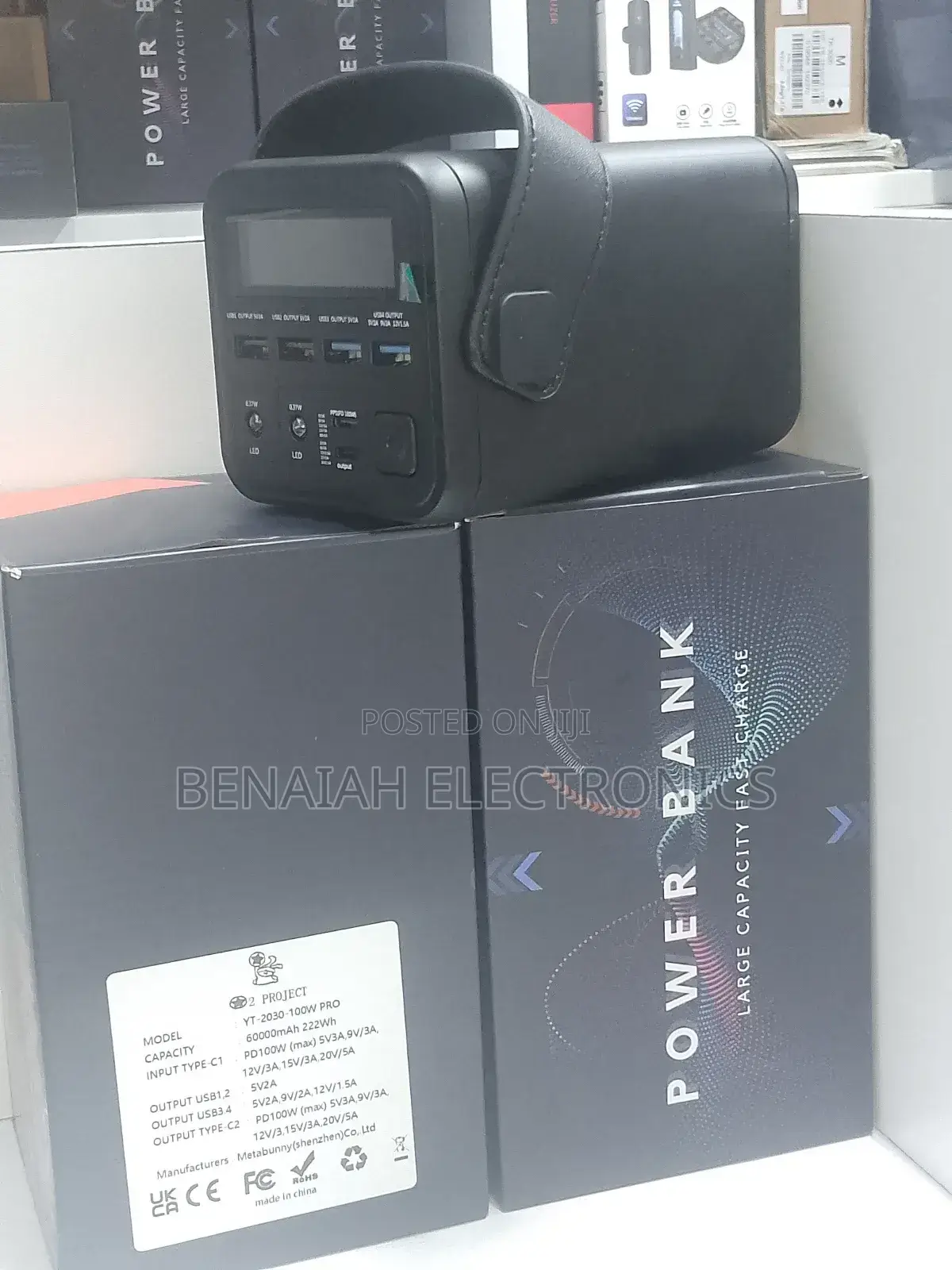 60000mah Reliable Project Powerbank Portable Quick Charge Powerbank