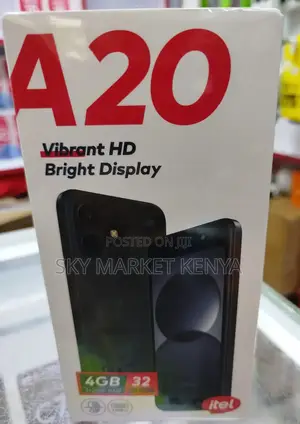 New Itel A20 16 GB Black