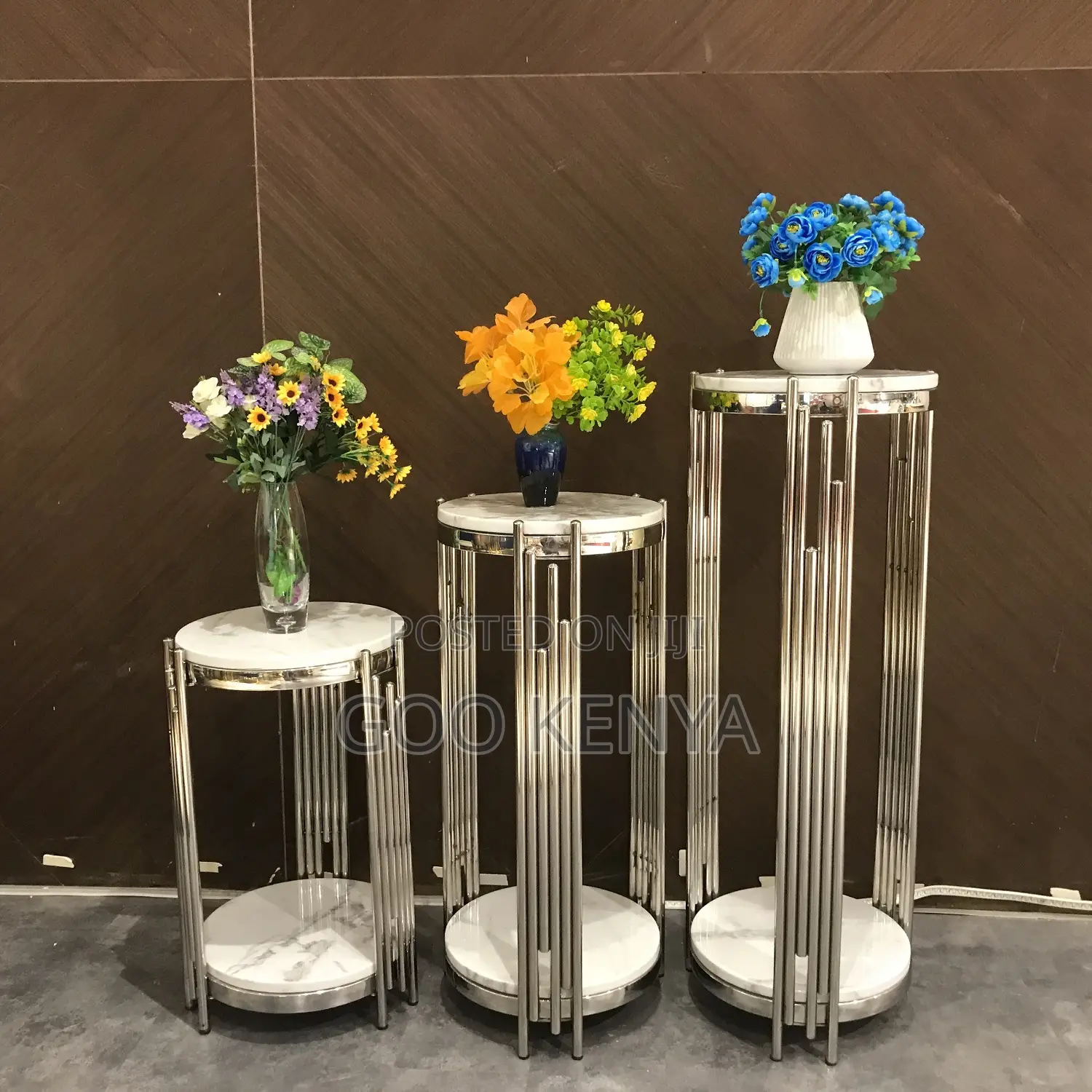 Home Table Set; Modern Home Accent Flower Holder Table Set