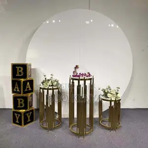 Home Table Set; Modern Home Accent Flower Holder Table Set
