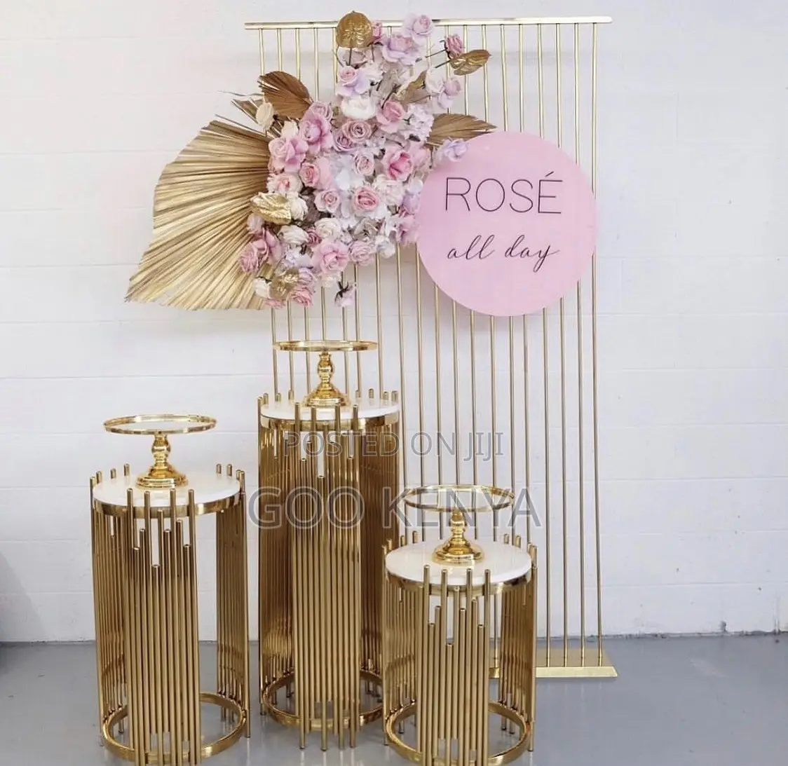 Home Table Set; Modern Home Accent Flower Holder Table Set