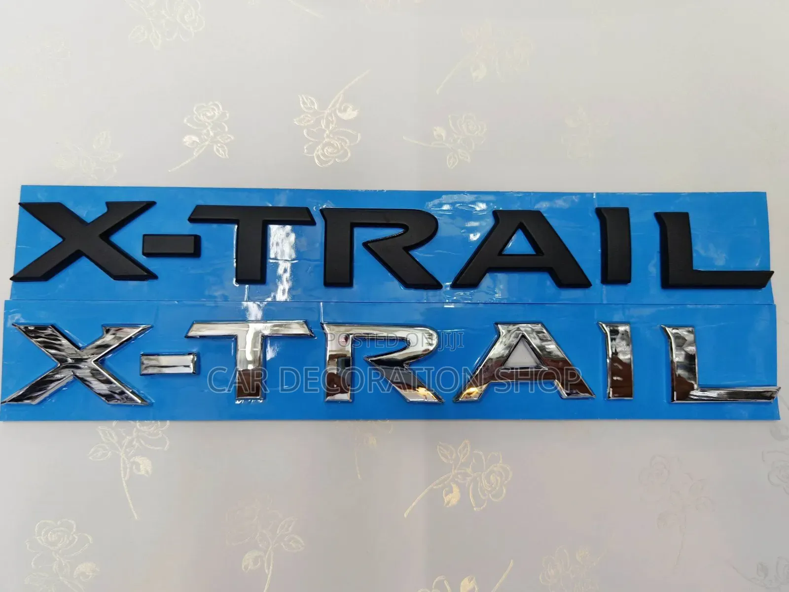 Xtrail Rear Badge in Black or Silver