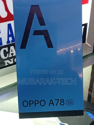 New Oppo A78 5G 128 GB Black
